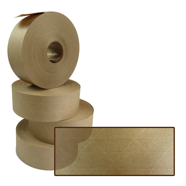 144 x Rolls Reinforced Gummed Paper Water Activated Tape 48mm x 100M